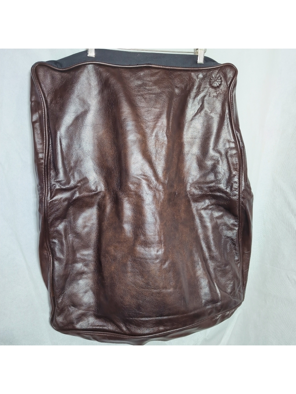 Dark Brown Leather Sofa Cushion Cover For DIY Projects 19x26x4